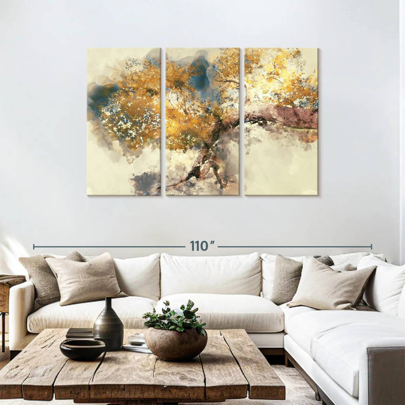 Harnek Autumn Tree, 48" H x 74" W
