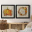 «Pumpkin in Fall», ensemble de 2 peintures sur toile encadrées-99884727-99884720
