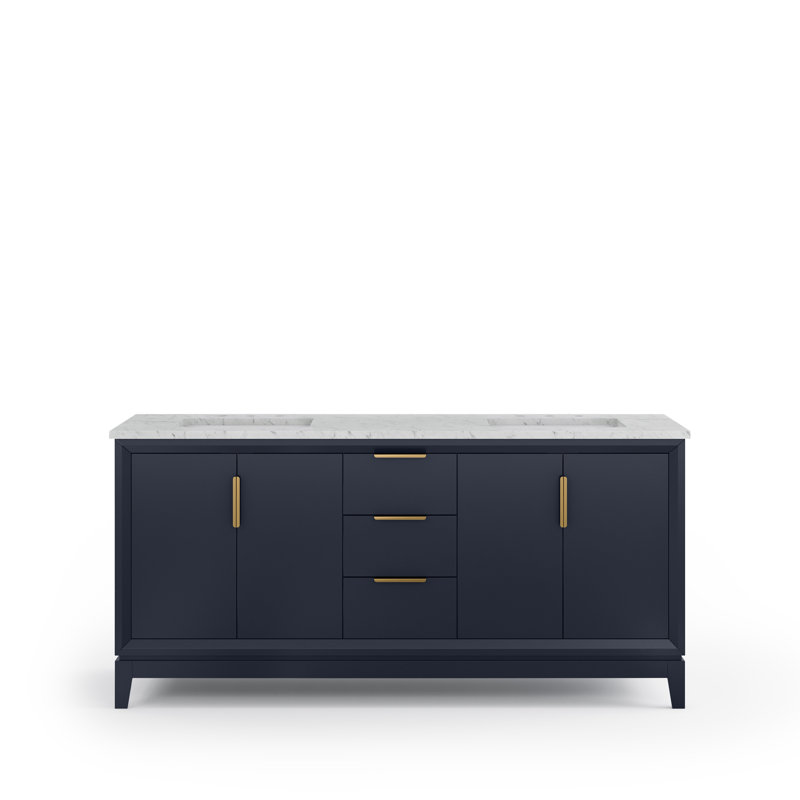 Elizabeth 72'' W Double Vanity, Monarch Blue