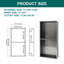 Topcraft 13“ X 25” Stainless Steel Shower Niche With Double Shelves-125227964