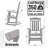 Oxing HDPE Outdoor Rocking Chair-1865187717