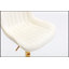 Chaise chromée avec repose-pieds et base pivotante avec hauteur réglable et tissu confortable pour une ergonomie améliorée-1072817979