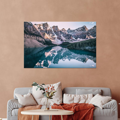 3D Moraine Lake Landscape Canvas Poster Perfect for Office Wall Art and a Personalized Gift