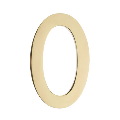 Numéro de maison à fixation affleurante