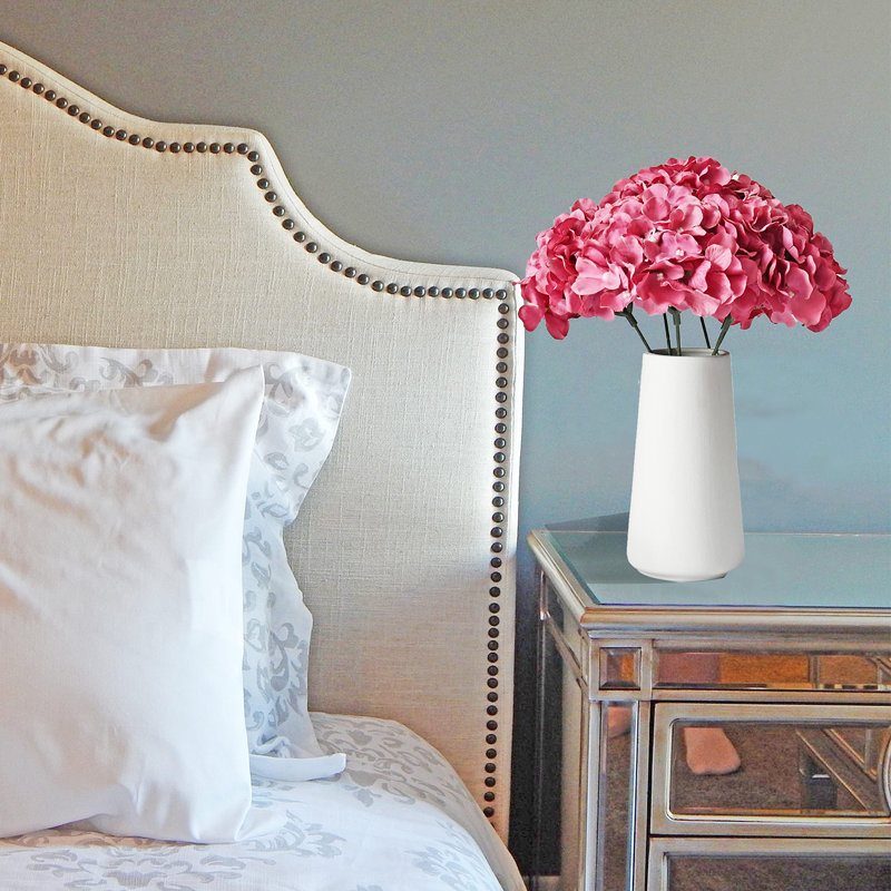 Arrangement d'hortensias, Rose vif
