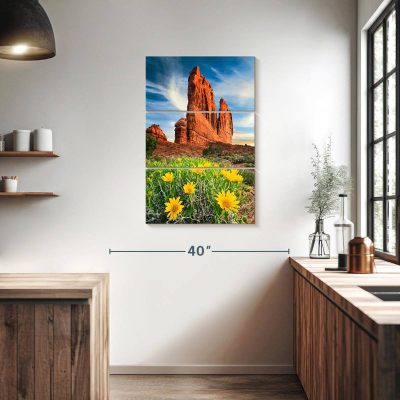 Alvord Courthouse Towers, 38" H x 24" W