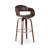 Bar Stool With Faux Leather Upholstery-52854961