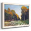 La route de Chailly à Fontainebleau par Monet - Toile tendue avec châssis rustique-96282284-96282285