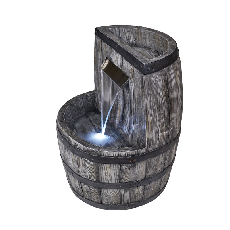 Fontaine à barre en résine avec lumière