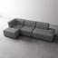 4 Seater Corduroy Seating Component-1147621944
