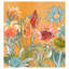 Murale pelez et collez - sérénade florale orange-2090908336