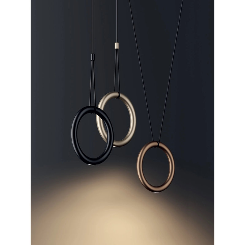 Lodes IVY V Suspension Lamp Low-V, Matte Champagne