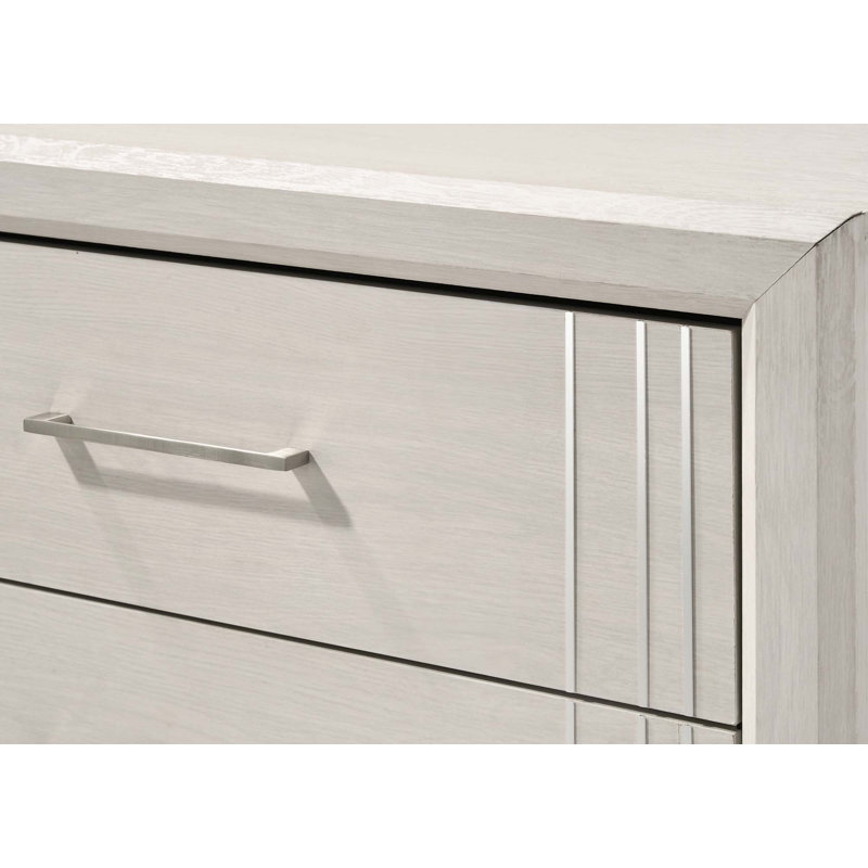 Commode contemporaine à 4 tiroirs 1pc, Beige