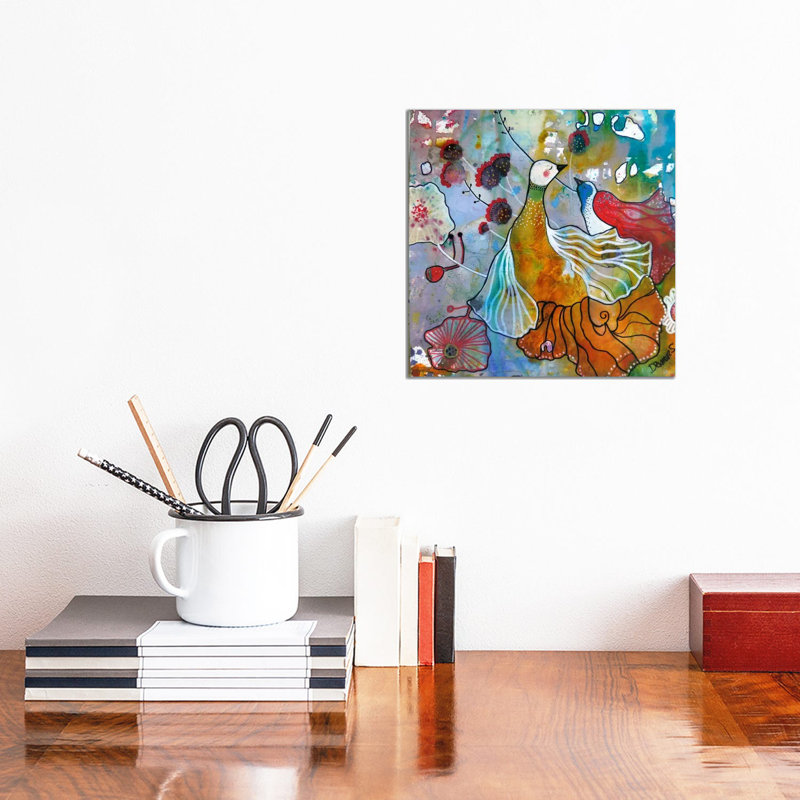La Danse by Sylvie Demers - Wrapped Canvas Painting, 30.48 cm H x 30.48 cm W