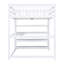Lit mezzanine avec tablettes de rangement et bureau sous le lit-501454307-501454311