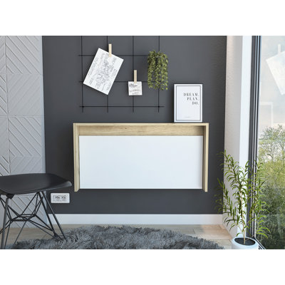 Bureau flottant rectangulaire