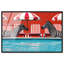 Oliver Gal Zebras Sunbathing Red Fashion & Animals - Framed Acrylic Glass Wall Art-1280008963-1280008961