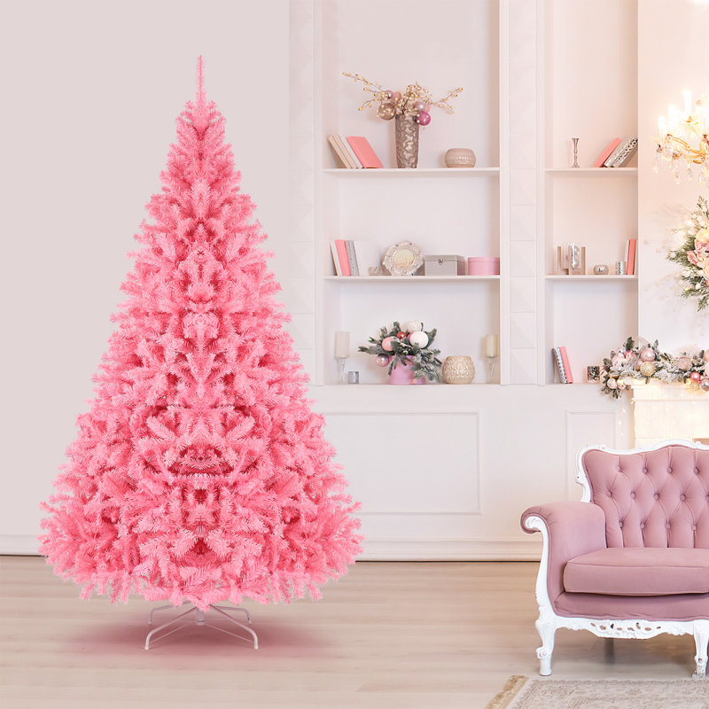 Arbre de Noël épinette rose 90 po, H 6 pi