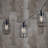 Decorative 10-Light Solar Metal Cage String Lights – 6-Foot Industrial Black Wire Outdoor Lighting with Warm White LED Bulbs