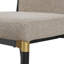 Tabouret de comptoir rembourré en fer Blondell-692600155