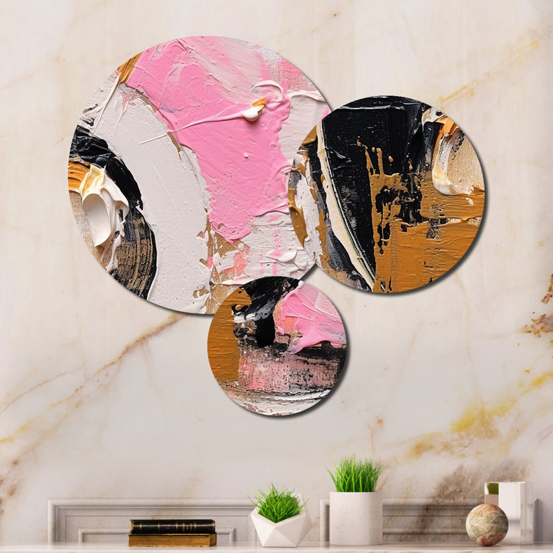 Abstract Wall Decor on Metal