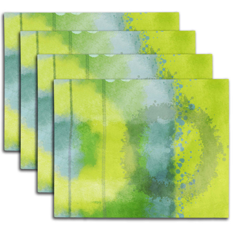 Polyester Abstract Rectangle Placemat