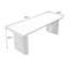 Bureau rectangulaire en bois massif brun noisette-108918988