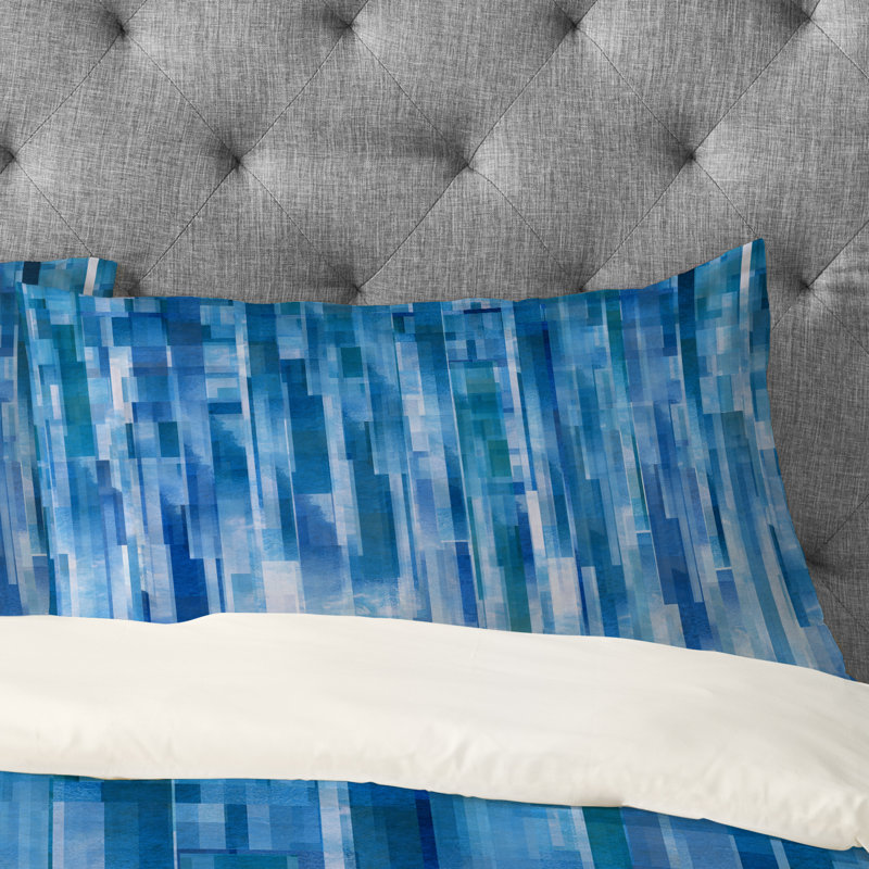 Taie d'oreiller Jacqueline Maldonado, Très grand, Bleu