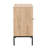 Set of 2 Rolland A Console Table Side Table with Rattan Door