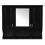 Armoire à miroir murale 35 po x 28 po de style minimaliste pour divers espaces modernes-1736798159
