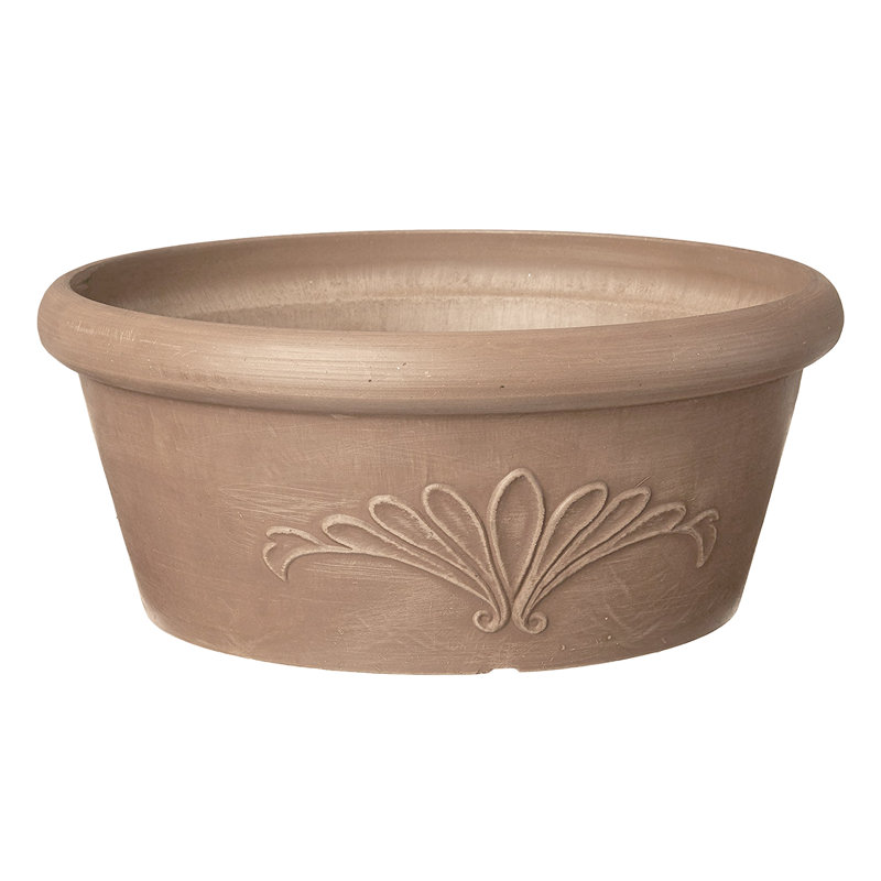 Myler Planter, 3" H x 8" W x 8" D, Taupe