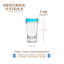 Ensemble de 4 verres à liqueur recyclés Primavera par Twine Living