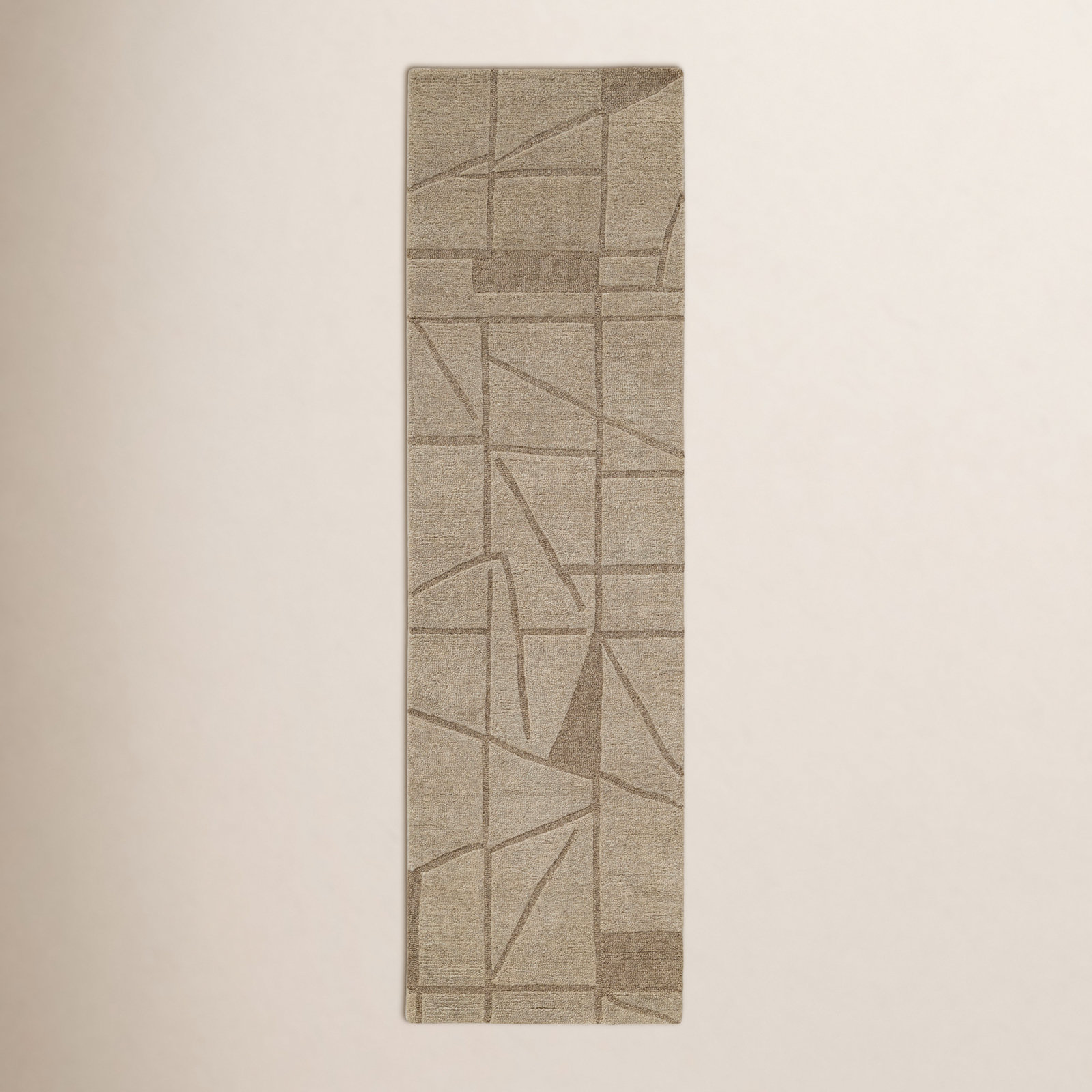 Lira Hand-Tufted Wool Geometric Rug, Runner 2'3" x 8'