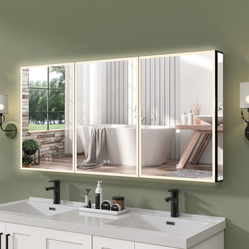 Miroir de salle de bain Avarey, Gauche