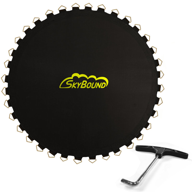 Surface de saut pour trampoline rond de 14 pi, Noir
