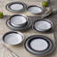 Service de table 12 pièces Noritake Crestwood Cobalt Platinum, service pour 4