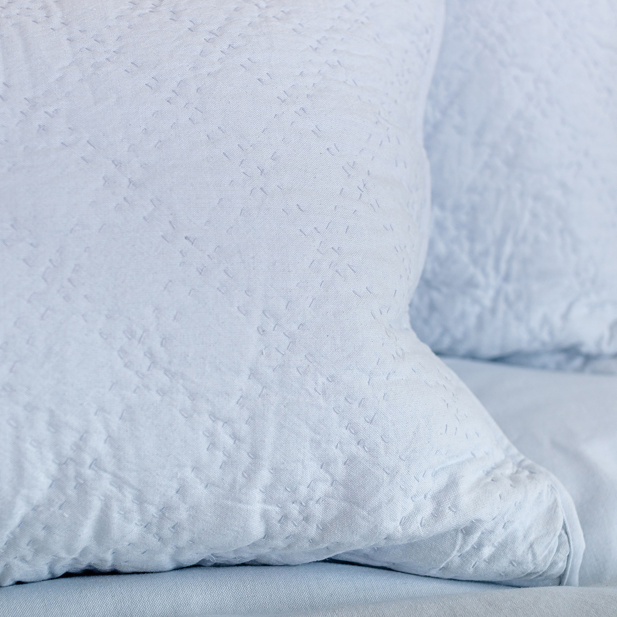 Gilmore 100% Cotton Sham, King, Fog