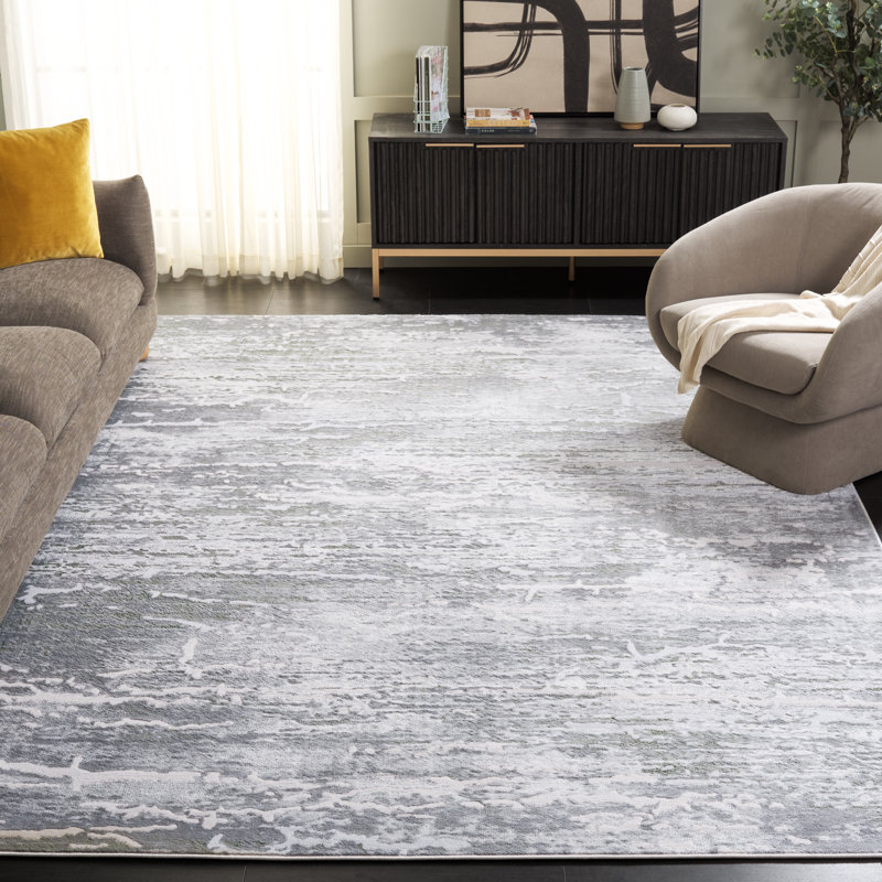 Bobbye Performance Abstract Rug, Rectangle 8' x 10'