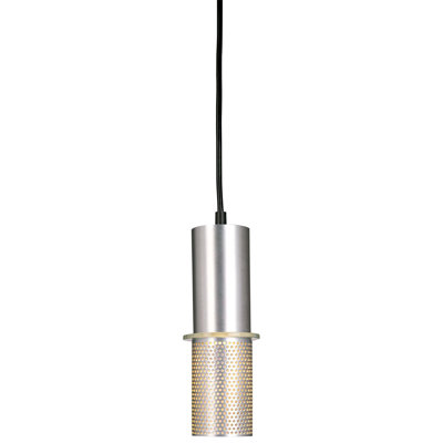 Luminaire suspendu cylindrique unique à 1 lumière Larry