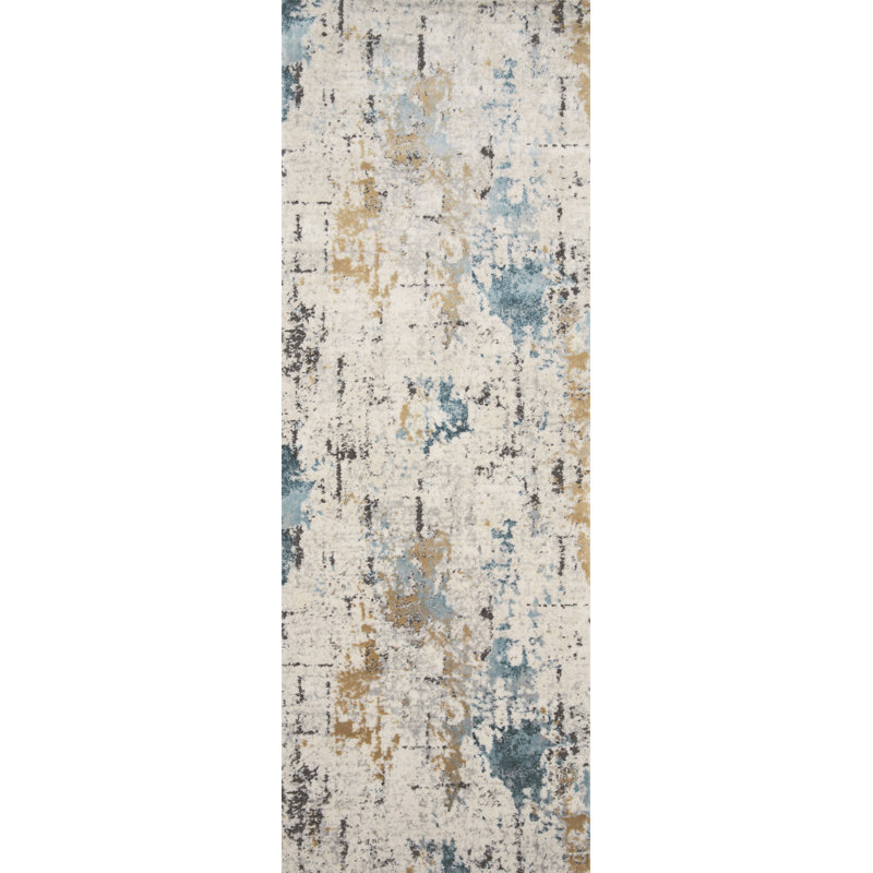 Liddle Abstract Indoor Rug, Runner 2'8" x 13'