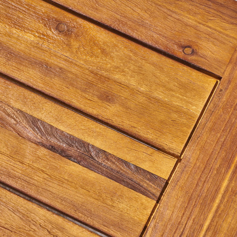 Table basse d'extérieur en bois d'acacia
