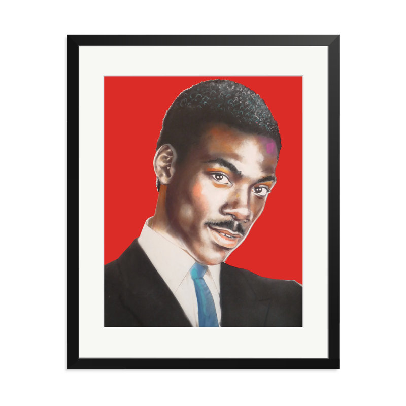 Eddie Murphy, 31" H x 25" W, Black