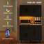 Engineered Wood 6 - Door Rectangle Accent Cabinet