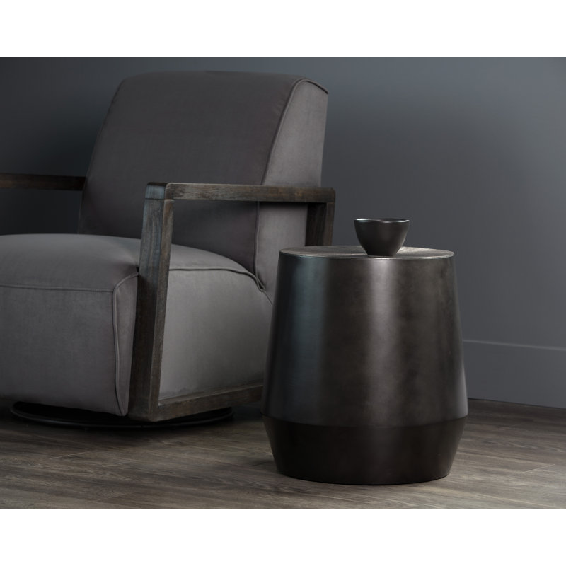 Table de bout Helius, Noir
