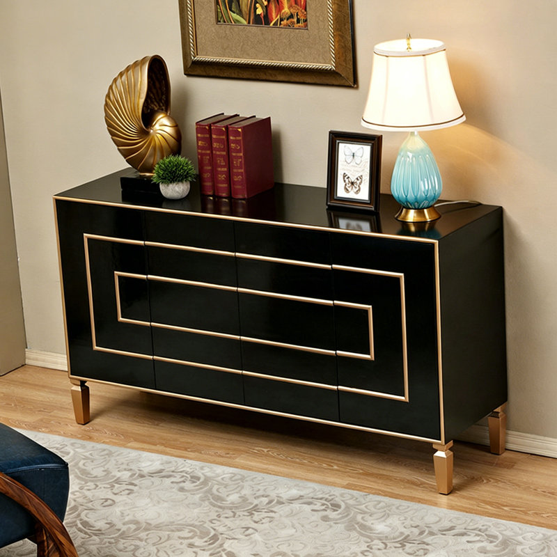 Armoire de vestibule American Luxury, H 33,5 po x l 63 po x P 15,7 po
