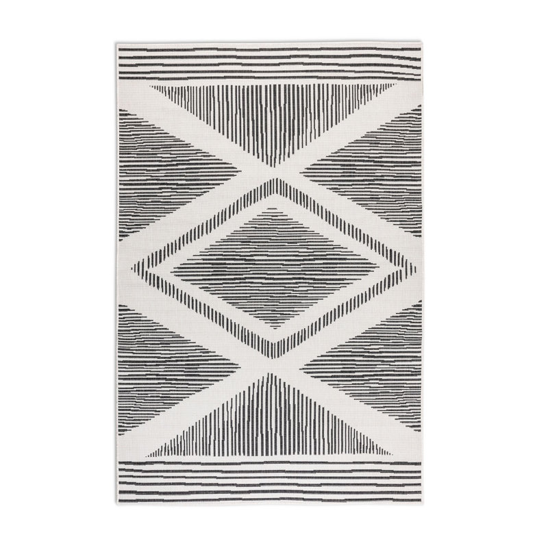 Gemini Geometric Indoor / Outdoor Area Rug, Rectangular 160 x 230cm