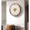 Horloges murales blanches en bois massif blanc