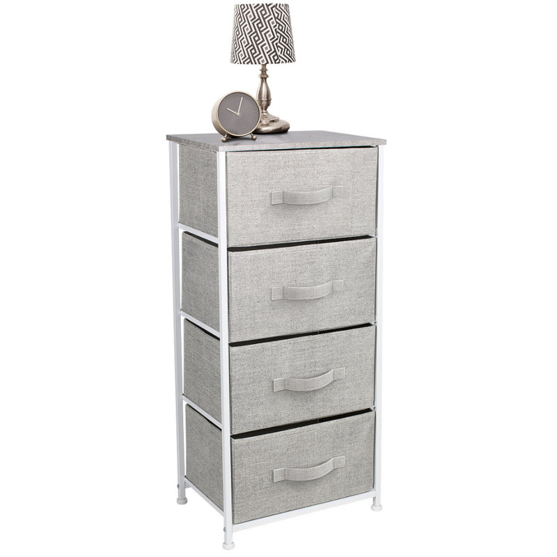 Commode 4 tiroirs Gastineau, Gris