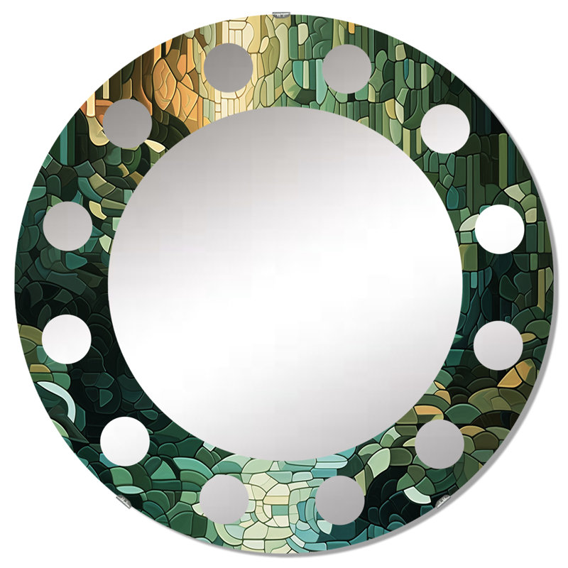 Miroir mural Zadiee, 32 po x 32 po