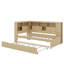Lit de jour simple avec tablettes, USB et lit gigogne-1105950002
